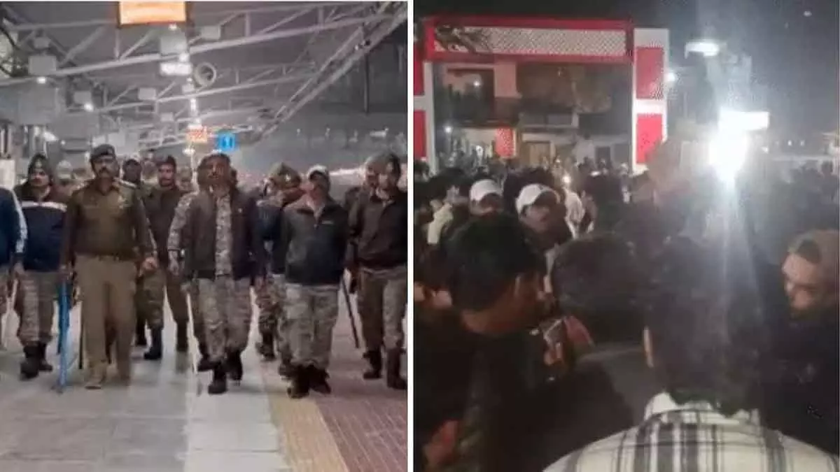 रतलाम और उज्जैन के बीच MEMU ट्रेन में परिवार पर हमला; पुलिस ने लाठीचार्ज किया रतलाम और उज्जैन के बीच MEMU ट्रेन में परिवार पर हमला; पुलिस ने लाठीचार्ज किया