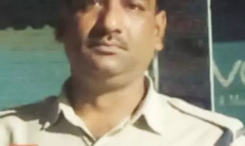 आरक्षक को अज्ञात वाहन ने लिया चपेट में, मौत आरक्षक को अज्ञात वाहन ने लिया चपेट में, मौत