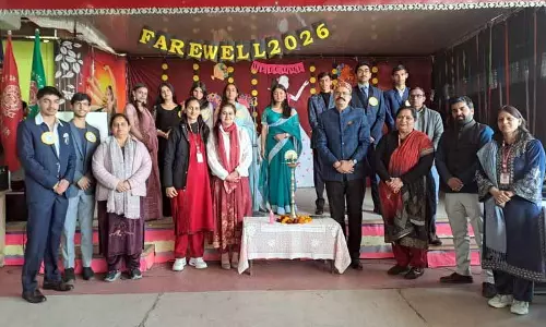 Dharamshala के स्कूल में क्लास XII के छात्रों को गर्मजोशी से विदाई दी गई