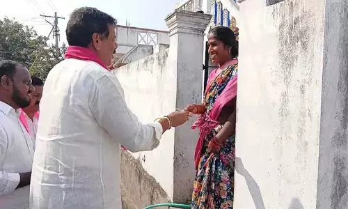 Kollapur चुनाव प्रचार में बीरम हर्षवर्द्धन रेड्डी