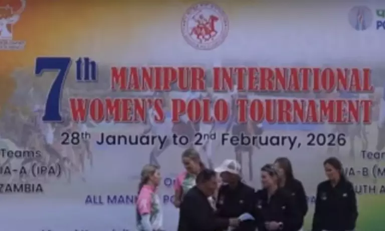 Manipur: डिया टीम-बी ने 7वां इंटरनेशनल महिला पोलो टूर्नामेंट जीता Manipur: डिया टीम-बी ने 7वां इंटरनेशनल महिला पोलो टूर्नामेंट जीता