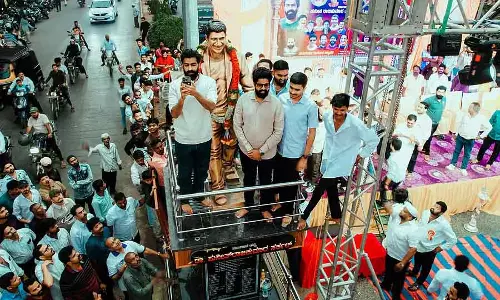 Gokak: कर्नाटक के रत्न पुनीत राजकुमार की प्रतिमा का अनावरण किया Gokak: कर्नाटक के रत्न पुनीत राजकुमार की प्रतिमा का अनावरण किया