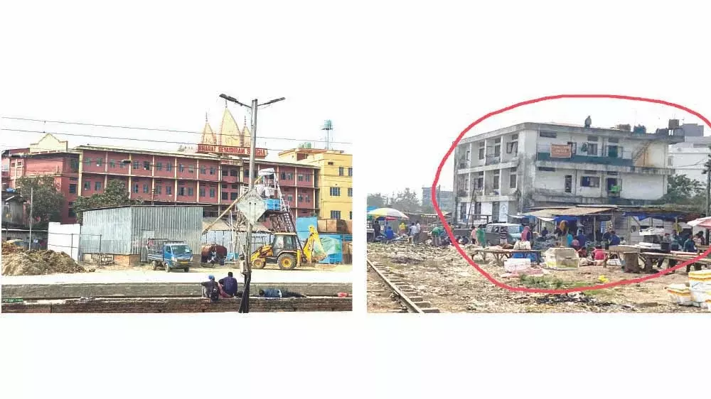 नागालैंड: NFR ने दीमापुर रेलवे स्टेशन के रीडेवलपमेंट पर प्रतीकात्मक काम शुरू