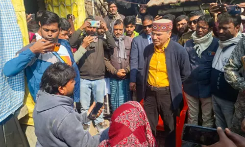 आनंदपुर गोदाम: NHRC टीम, पूर्व कांग्रेस सांसद चौधरी ने आग वाली जगह का दौरा किया