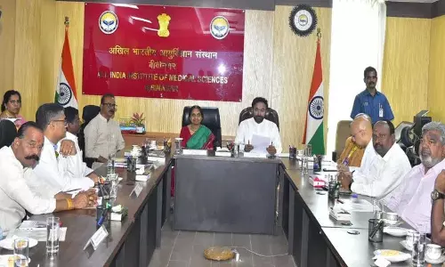 केंद्रीय मंत्री जी. किशन रेड्डी ने बिबिनगर AIIMS का दौरा किया, निर्माण कार्य की प्रगति का जायजा लिया