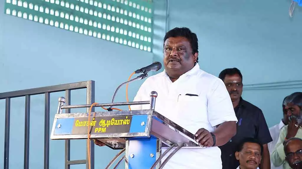 केंद्रीय बजट बयान में तमिलनाडु की अनदेखी की गई: Minister S.C. Sivasan केंद्रीय बजट बयान में तमिलनाडु की अनदेखी की गई: Minister S.C. Sivasan