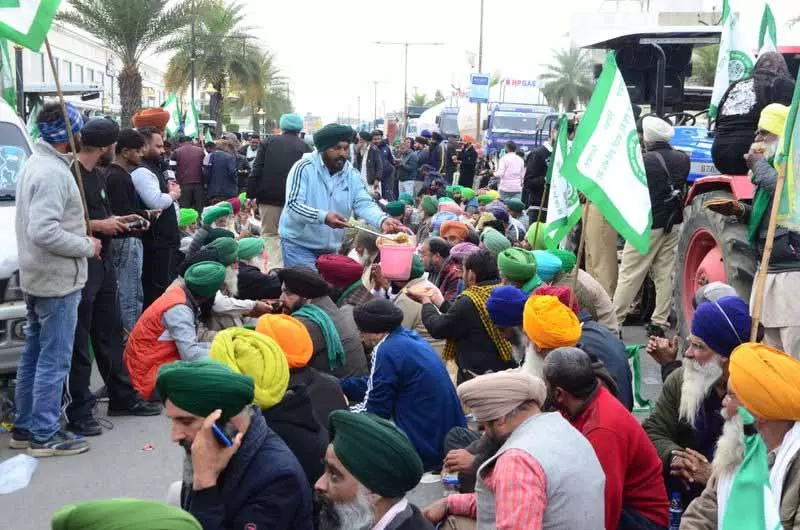 Jalandhar: किसानों ने चारे के बाज़ार में बायोगैस प्लांट लगाने के खिलाफ सड़क जाम की Jalandhar: किसानों ने चारे के बाज़ार में बायोगैस प्लांट लगाने के खिलाफ सड़क जाम की