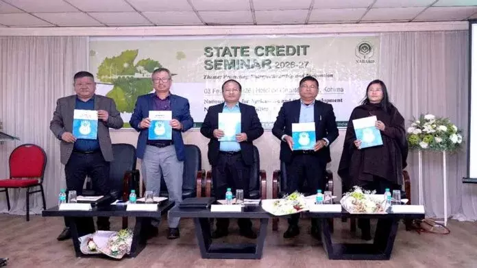 NABARD ने नागालैंड में 3,088 करोड़ रुपये के क्रेडिट की संभावना जताई NABARD ने नागालैंड में 3,088 करोड़ रुपये के क्रेडिट की संभावना जताई