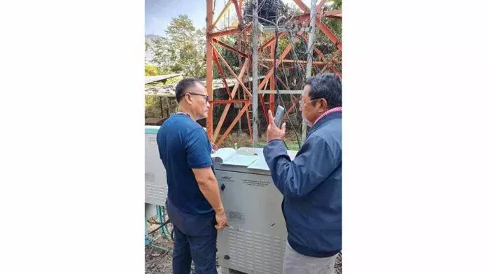 Nagaland: जॉइंट CCA ने मोकोकचुंग में DBN 4G साइट्स का फील्ड इंस्पेक्शन किया