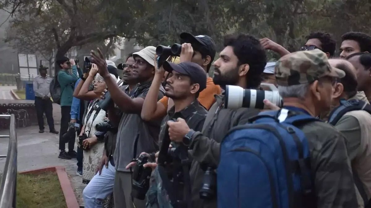 Hyderabad Zoo ने प्रकृति प्रेमियों के लिए बर्ड वॉचिंग वॉक का आयोजन किया Hyderabad Zoo ने प्रकृति प्रेमियों के लिए बर्ड वॉचिंग वॉक का आयोजन किया