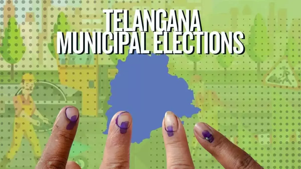 Telangana municipal polls: 12,993 उम्मीदवार मैदान में, 6,701 ने नाम वापस लिया Telangana municipal polls: 12,993 उम्मीदवार मैदान में, 6,701 ने नाम वापस लिया