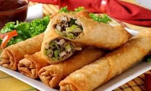 Chinese Veg Roll Recipe: बच्चों के लिए फटाफट बनाएं चायनीज वेज रोल Chinese Veg Roll Recipe: बच्चों के लिए फटाफट बनाएं चायनीज वेज रोल