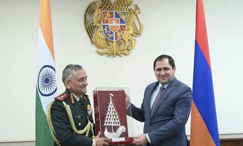 CDS General Anil Chauhan आर्मेनिया के रक्षा मंत्री से मुलाकात की, सहयोग पर चर्चा