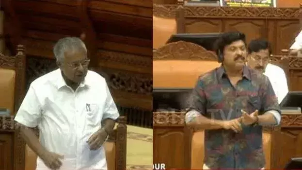 kerala : प्राइवेट बस और KSRTC; सीएम ने विधानसभा में मंत्री गणेश कुमार को सुधारा kerala : प्राइवेट बस और KSRTC; सीएम ने विधानसभा में मंत्री गणेश कुमार को सुधारा