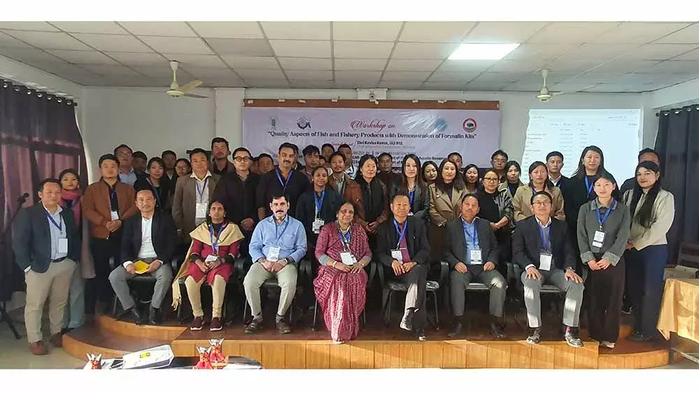Nagaland : मछली की गुणवत्ता और खाद्य सुरक्षा पर कार्यशाला Nagaland : मछली की गुणवत्ता और खाद्य सुरक्षा पर कार्यशाला