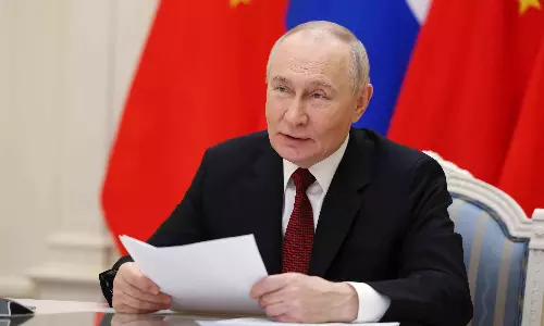 Kremlin : न्यूक्लियर समझौता खत्म होने पर पुतिन जिम्मेदारी से काम करेंगे Kremlin : न्यूक्लियर समझौता खत्म होने पर पुतिन जिम्मेदारी से काम करेंगे