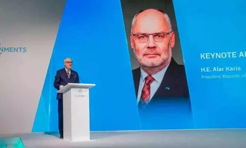 Estonian Presiden का डिजिटल ट्रांसफॉर्मेशन पर जोर: कोई भी देश पीछे न रहे Estonian Presiden का डिजिटल ट्रांसफॉर्मेशन पर जोर: कोई भी देश पीछे न रहे