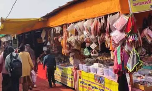 माघ मेले में स्वदेशी का जलवा, स्थानीय हस्तशिल्पियों को मिला नया बाजार
