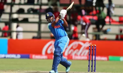 आरोन जॉर्ज के शतक के बाद भारत U19 वर्ल्ड कप के फाइनल में पहुंचा