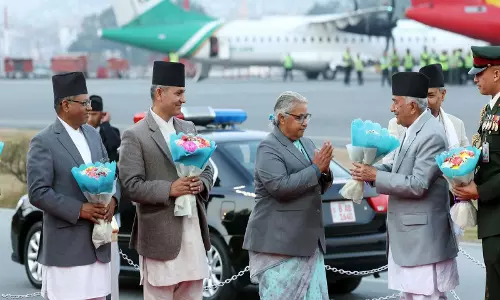 नेपाल के राष्ट्रपति Japan यात्रा के बाद स्वदेश लौटे