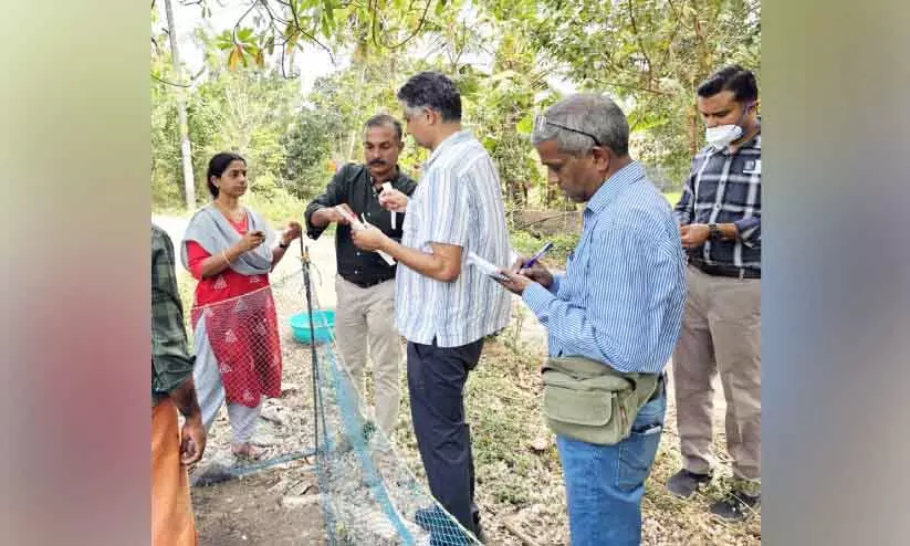 Bird flu ; केंद्रीय टीम ने प्रभावित इलाकों का दौरा किया Bird flu ; केंद्रीय टीम ने प्रभावित इलाकों का दौरा किया