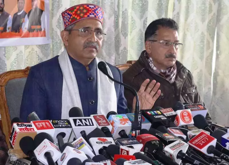 केंद्रीय बजट, BJP Himachal के विधायक ने तथ्यहीन आलोचना के लिए कांग्रेस की आलोचना की केंद्रीय बजट, BJP Himachal के विधायक ने तथ्यहीन आलोचना के लिए कांग्रेस की आलोचना की