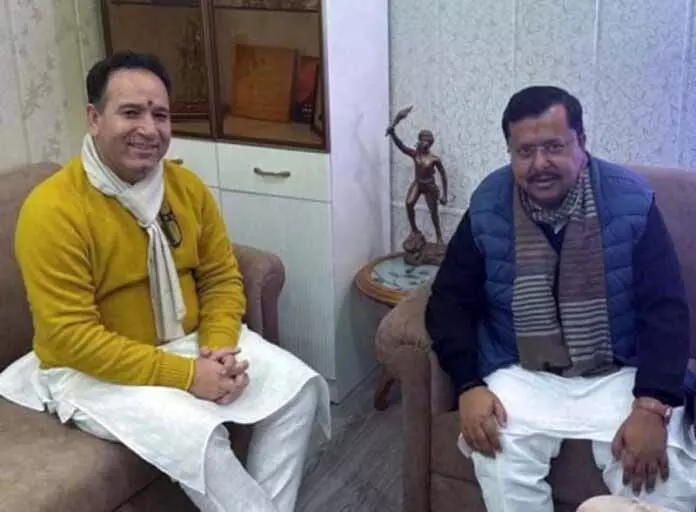 Sunil Sharma ने नितिन नबीन से की मुलाकात, जनकल्याण के मुद्दों पर की चर्चा Sunil Sharma ने नितिन नबीन से की मुलाकात, जनकल्याण के मुद्दों पर की चर्चा