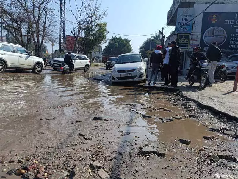 दोराहा की सर्विस लेन खराब हो रही है, NHAI बेपरवाह दोराहा की सर्विस लेन खराब हो रही है, NHAI बेपरवाह