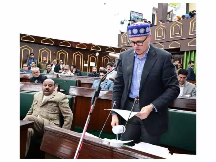 सीएम ने J&K जन विश्वास अध्यादेश पेश किया सीएम ने J&K जन विश्वास अध्यादेश पेश किया