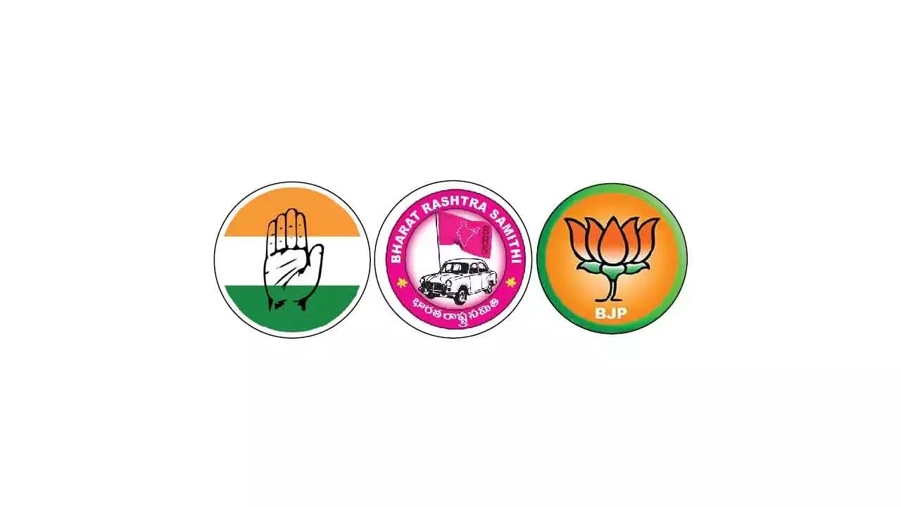 Telangana: शहरी जनादेश हासिल करने के लिए पार्टियों में आत्मविश्वास Telangana: शहरी जनादेश हासिल करने के लिए पार्टियों में आत्मविश्वास