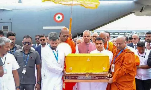 Sri Lanka के राष्ट्रपति ने भारत से लाए गए बुद्ध अवशेषों की प्रदर्शनी का उद्घाटन किया Sri Lanka के राष्ट्रपति ने भारत से लाए गए बुद्ध अवशेषों की प्रदर्शनी का उद्घाटन किया