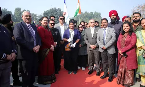टी20 वर्ल्ड कप ट्रॉफी Amritsar में अभिषेक शर्मा के स्कूल पहुंची