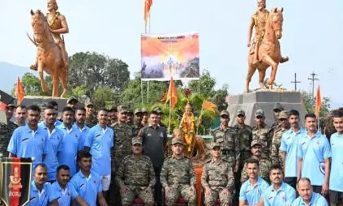 Belagavi में मराठा दिवस समारोह, रेजिमेंटल सम्मान के साथ आयोजन Belagavi में मराठा दिवस समारोह, रेजिमेंटल सम्मान के साथ आयोजन