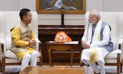 PM नरेंद्र मोदी ने सिक्किम के मुख्यमंत्री प्रेम सिंह तमांग को जन्मदिन की शुभकामनाएं दीं PM नरेंद्र मोदी ने सिक्किम के मुख्यमंत्री प्रेम सिंह तमांग को जन्मदिन की शुभकामनाएं दीं
