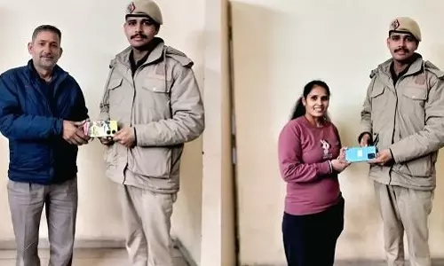 Gurgaon: पुलिस ने पकड़े 393 चोरी के मोबाइल, असल मालिकों को सौंपा Gurgaon: पुलिस ने पकड़े 393 चोरी के मोबाइल, असल मालिकों को सौंपा