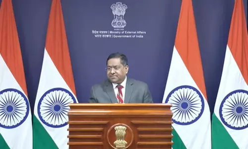 1.4 अरब भारतीयों की एनर्जी सिक्योरिटी सुनिश्चित करना सरकार की सर्वोच्च प्राथमिकता: विदेश मंत्रालय 1.4 अरब भारतीयों की एनर्जी सिक्योरिटी सुनिश्चित करना सरकार की सर्वोच्च प्राथमिकता: विदेश मंत्रालय