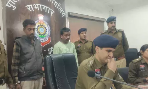 खूंखार गांजा तस्कर गिरफ्तार, बचने के लिए पुलिस टीम पर किया था हमला खूंखार गांजा तस्कर गिरफ्तार, बचने के लिए पुलिस टीम पर किया था हमला