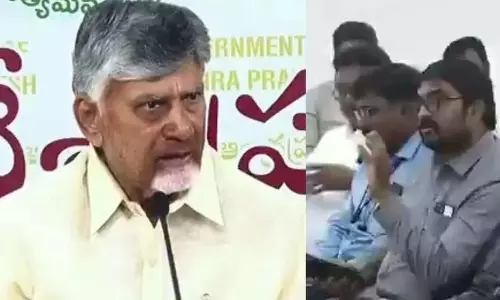 AP के सीएम चंद्रबाबू नायडू पत्रकार पर भड़क गए