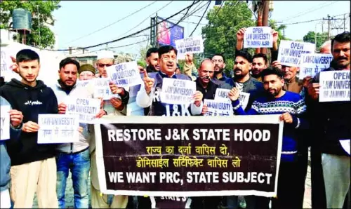 MSJK ने राज्य का दर्जा बहाल करने की मांग की