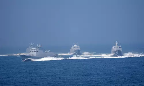 Taiwan ने अपने जलक्षेत्र के आसपास 12 चीनी जहाजों और 7 नौकाओं का पता लगाया