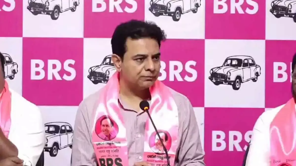 claims KTR, रेवंत ने दिवालिया होने के बावजूद केएलएसआर इंफ्राटेक को सपोर्ट किया claims KTR, रेवंत ने दिवालिया होने के बावजूद केएलएसआर इंफ्राटेक को सपोर्ट किया