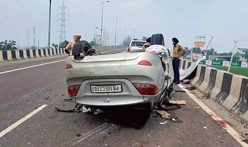 Panipat में NH-44 पर 10 ब्लैक स्पॉट की पहचान Panipat में NH-44 पर 10 ब्लैक स्पॉट की पहचान