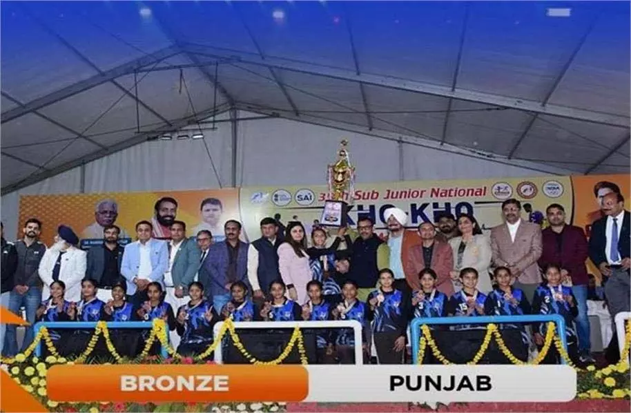 Punjab: सब जूनियर नेशनल खो-खो में पंजाब गर्ल्स टीम ने हासिल किया तीसरा स्थान Punjab: सब जूनियर नेशनल खो-खो में पंजाब गर्ल्स टीम ने हासिल किया तीसरा स्थान