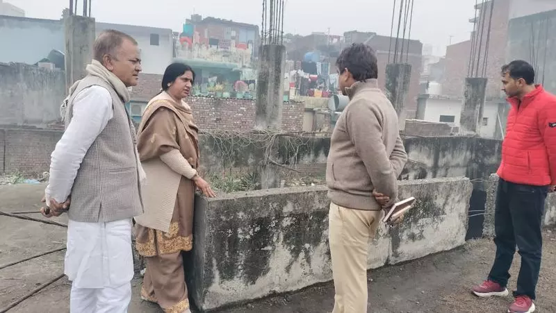 Yamunanagar मेयर ने भगवान परशुराम पार्क के नवीनीकरण कार्य का निरीक्षण किया Yamunanagar मेयर ने भगवान परशुराम पार्क के नवीनीकरण कार्य का निरीक्षण किया