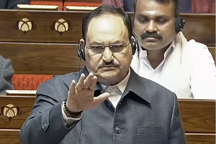 संसद में भारी हंगामा, ‘चुगली’ शब्द पर नड्डा और खड़गे की टक्कर संसद में भारी हंगामा, ‘चुगली’ शब्द पर नड्डा और खड़गे की टक्कर