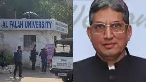 Faridabad: अलफलाह यूनिवर्सिटी के चेयरमैन जावद अहमद सिद्दीकी पुलिस हिरासत में Faridabad: अलफलाह यूनिवर्सिटी के चेयरमैन जावद अहमद सिद्दीकी पुलिस हिरासत में