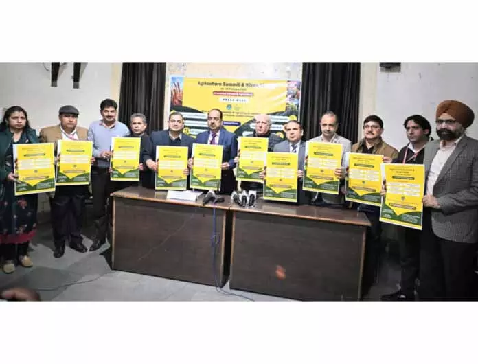 SKUAST-जम्मू में 11 फरवरी से 3-दिवसीय कृषि शिखर सम्मेलन और किसान मेला SKUAST-जम्मू में 11 फरवरी से 3-दिवसीय कृषि शिखर सम्मेलन और किसान मेला
