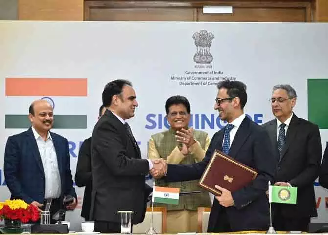 भारत-GCC फ्री ट्रेड एग्रीमेंट बातचीत दो दशक बाद फिर शुरू भारत-GCC फ्री ट्रेड एग्रीमेंट बातचीत दो दशक बाद फिर शुरू