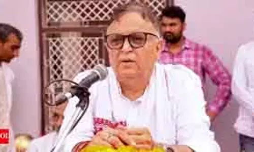 पूर्व मंत्री कैप्टन अजय यादव ने Rewari में विरोध प्रदर्शन का नेतृत्व किया