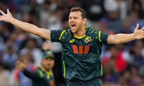 Australian तेज गेंदबाज जोश हेजलवुड T20 वर्ल्ड कप से बाहर हो गए Australian तेज गेंदबाज जोश हेजलवुड T20 वर्ल्ड कप से बाहर हो गए
